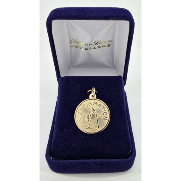10K GOLD CONFIRMATION PENDANT