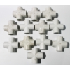 Image 1 : 12 NEW SPEARS 420-015 PVC CROSS PIPE FITTING - 1 1/2"