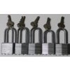 Image 1 : 5 NEW PADLOCKS W/ KEYS