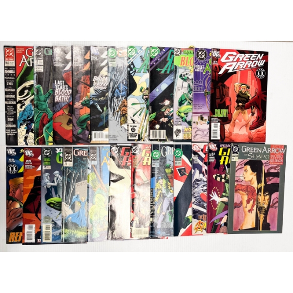 23 DC COMICS THE GREEN ARROW COMIC BOOKS
