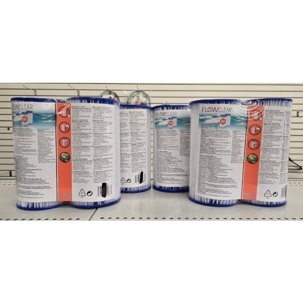 4 PACKS OF 2 FLOWCLEAR FILTERS