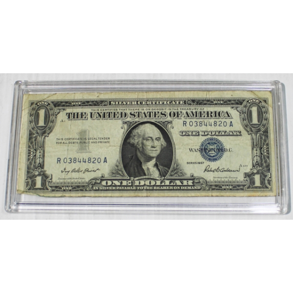 1957 USA ONE DOLLAR BANKNOTE - BLUE SEAL