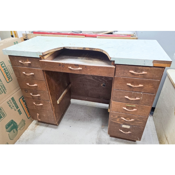 13 DRAWER JEWELERS BENCH