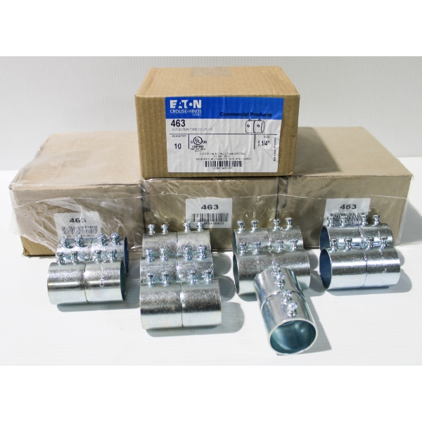 40 NEW 1 1/4" EATON 463 SET SCREW TYPE COUPLING