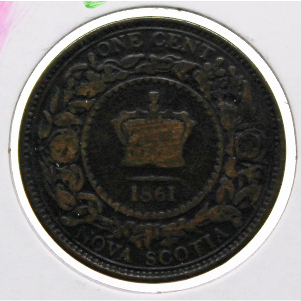 1861 NOVA SCOTIA VICTORIAN LARGE PENNY