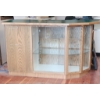DISPLAY COUNTER / CABINET W/ GLASS SHELF & DRAWERS