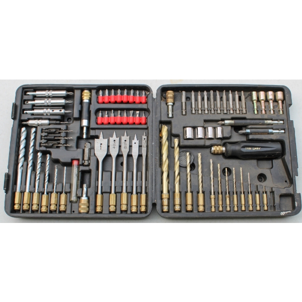 73PC CRAFTSMAN DRILL BIT COMBO SET W/ CASE
