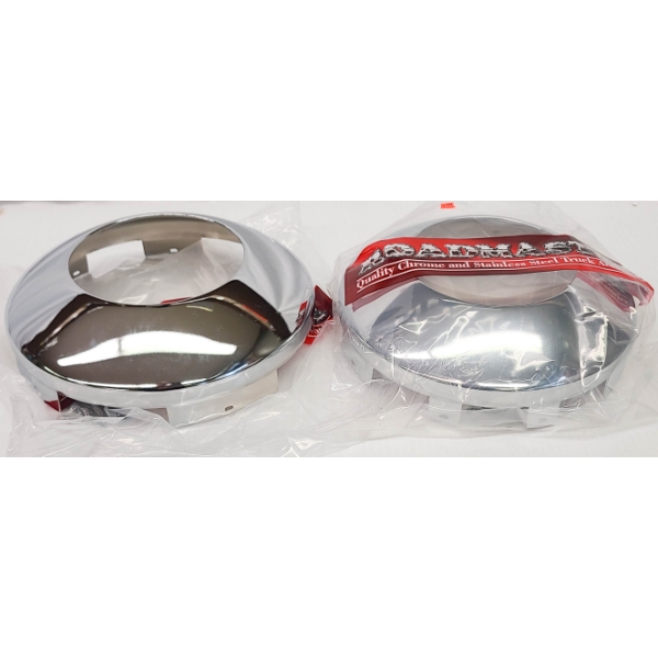 2 NEW ROADMASTER CHROME HUB CAP RM205H-1