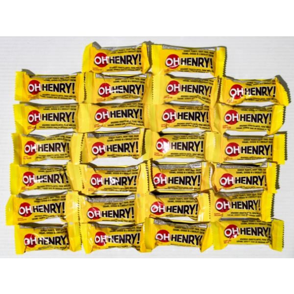 25 X OH HENRY! FUN SIZED CHOCOLATE BARS