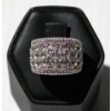 Image 1 : .925 SILVER LADIES RING W/ RHINESTONES