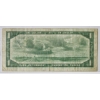 Image 2 : 1954 DEVILS FACE CANADIAN $1 BANKNOTE