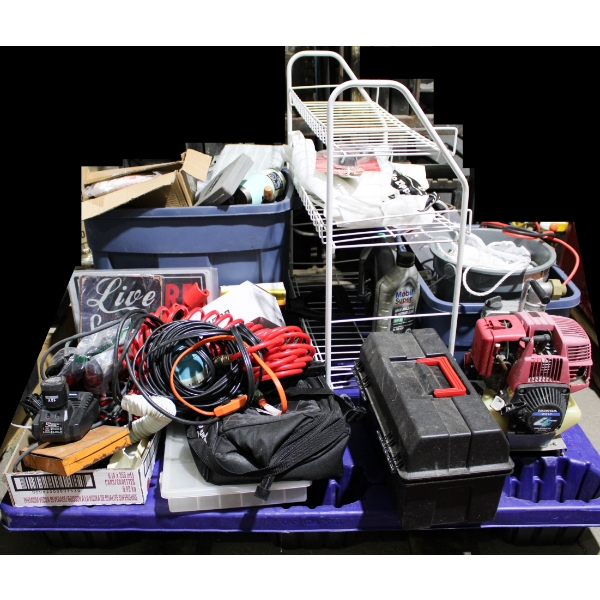 ESTATE FARM PALLET - TOOLS ETC.