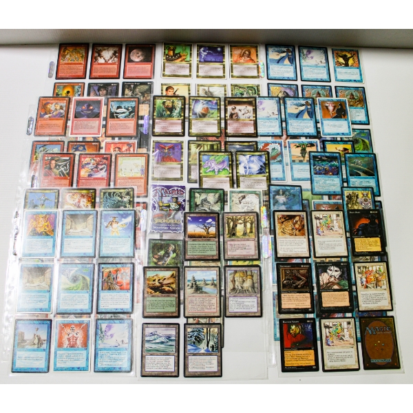 70+ 1990's MAGIC THE GATHERING TRADING CARDS