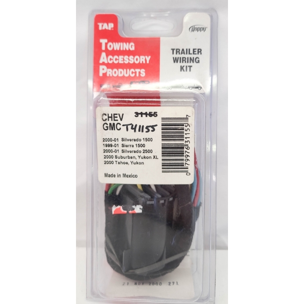NEW TAP CHEV/GMC TRAILER WIRING KIT MODEL T4155