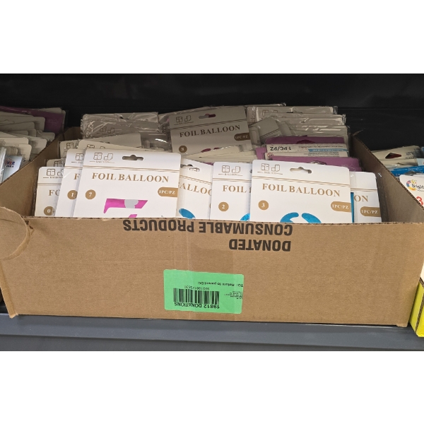 ASSORT. NUMBER BIRTHDAY BALLOONS