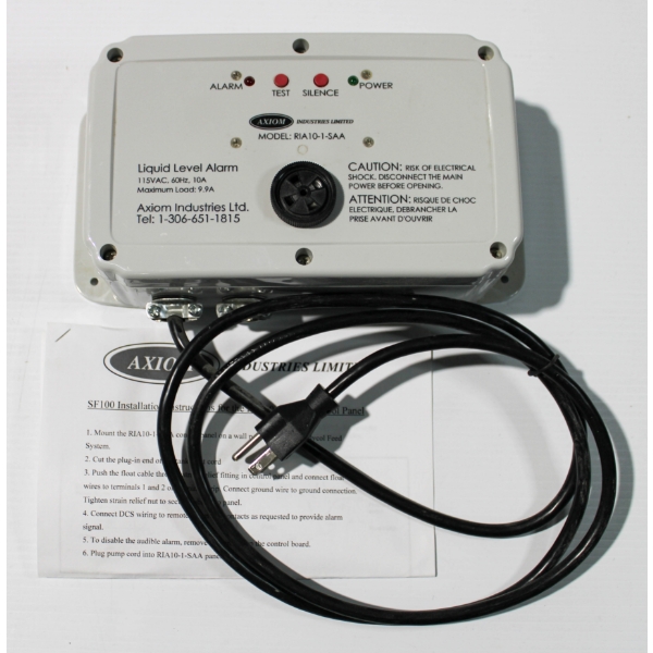 NEW AXIOM RIA10-1-SAA LIQUID LEVEL ALARM CONTROL PANEL