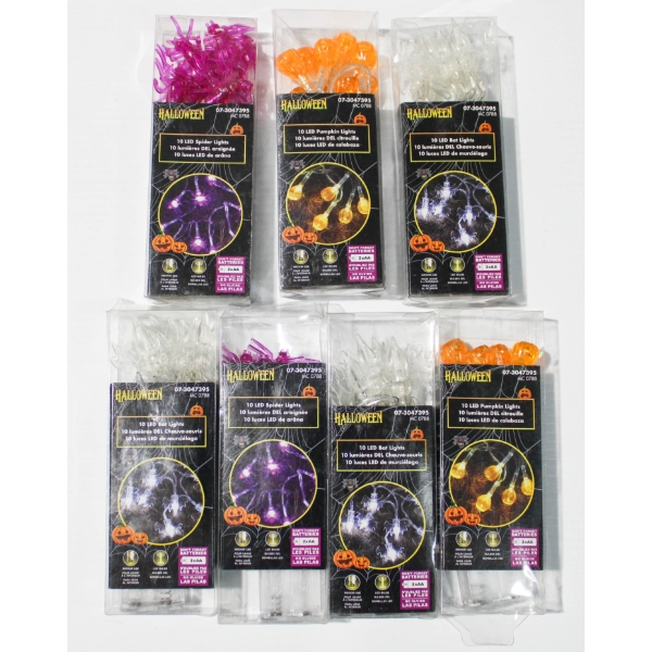 7 HALLOWEEN STRING LIGHTS BATTERY OPERATED