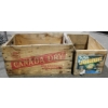 Image 1 : VINT. WOODEN CRATES - CANADA DRY GINGER ALE ETC.