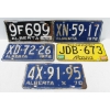 Image 1 : FIVE VINTAGE ALBERTA LICENSE PLATES