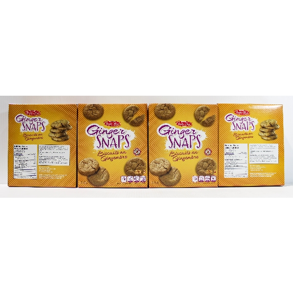 4 BOXES OF GINGER SNAPS