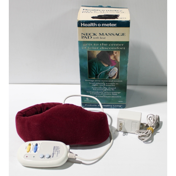 HEALTH O METER NECK MASSAGE PAD W/ HEAT