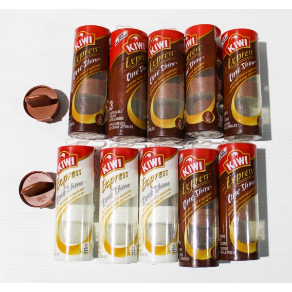 10 X 3 KIWI EXPRESS ALL IN ONE SHOE POLISH & APPLICATOR