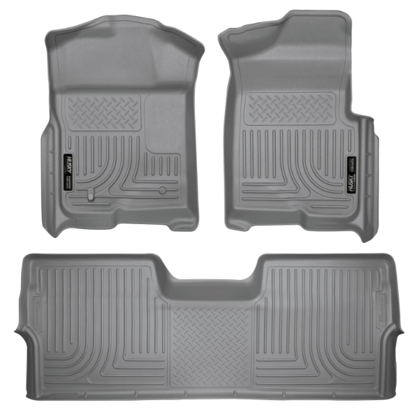 HUSKYLINERS FORD SUPER CREW FRONT &  BACK SEAT FLOOR MATS