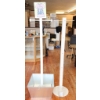2 RETAIL CLOTHES RACKS W/ PEGS