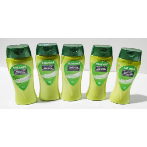 5 X 413ML BALANCED BODY LOTION - ENTIRELY