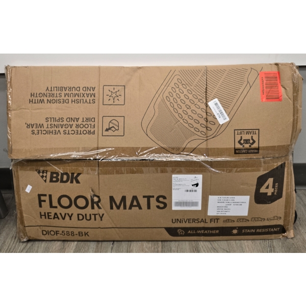 BDK UNIVERSAL FIT HEAVY DUTY FLOOR MATS