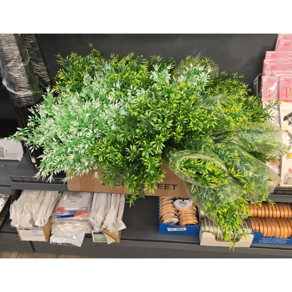 LOT OF FAKE FLORAL ARRANGEMENTS