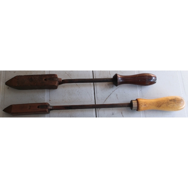 ANTIQUE BRASSING IRONS
