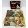 Image 1 : VINT. FOUR-IN-ONE JIG SAW PUZZLE SET