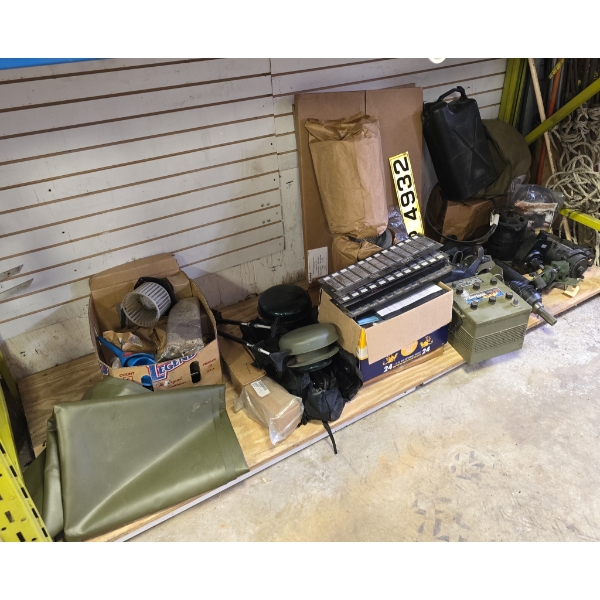 ASSORT. HUMMER PARTS AND ACCESSORIES