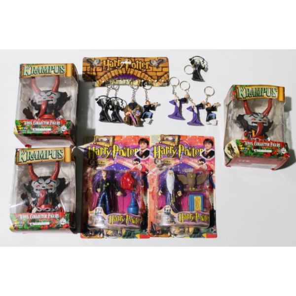 KRAMPUS & HARRY POTTER ACTION FIGURES - ETC.