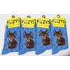 Image 1 : 4PR NEW UNISEX FOOZYS SOCKS - FOX - BLUE