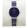 Image 1 : RODANIA BLUE AND POLISHED METAL LADIES WRIST WATCH