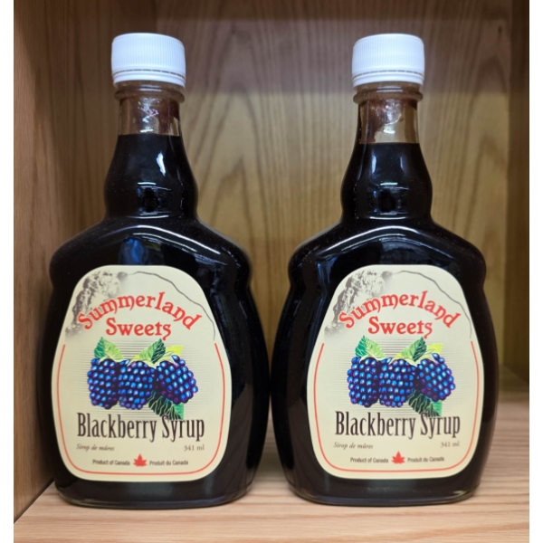 2 SUMMERLAND SWEETS BLACKBERRY SYRUP