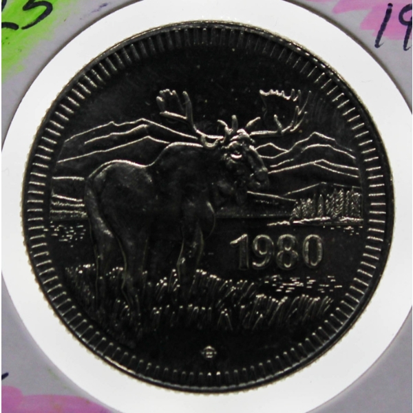1980 JASPER PARK CANADA PROOF TRADE DOLLAR