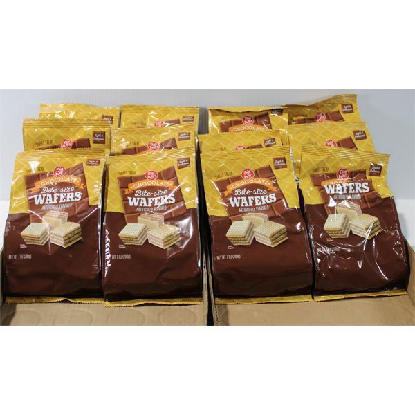 12 PKS X 200G BIG WIN CHOCOLATE BITE SIZE WAFERS