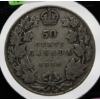 Image 1 : 1918 CANADIAN SILVER 50 CENT COIN