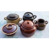 Image 1 : 5 ASSORT. LIDDED CERAMIC JARS