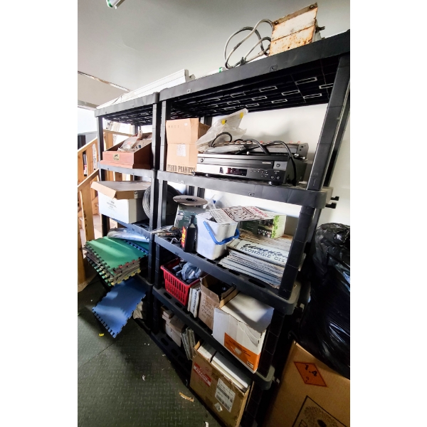 CONTENTS OF SHELVING 