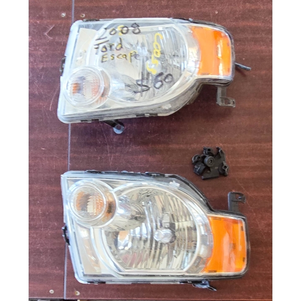 SALVAGE HEADLIGHTS FOR 2008 FORD ESCAPE