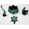 Image 1 : VINT. BLUE MOUNTAIN TURTLE - SWAN - LOTUS BOWL ETC.