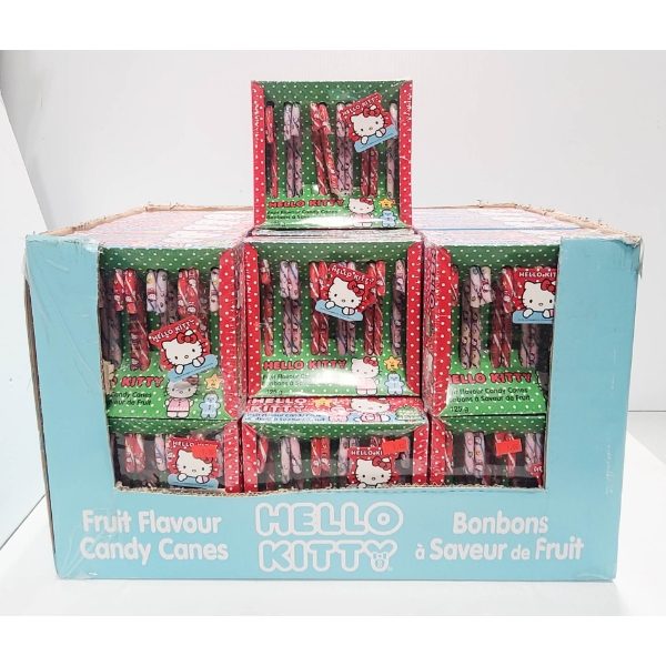 35 BXS HELLO KITTY FRUIT FLAVORED CANDY CANES