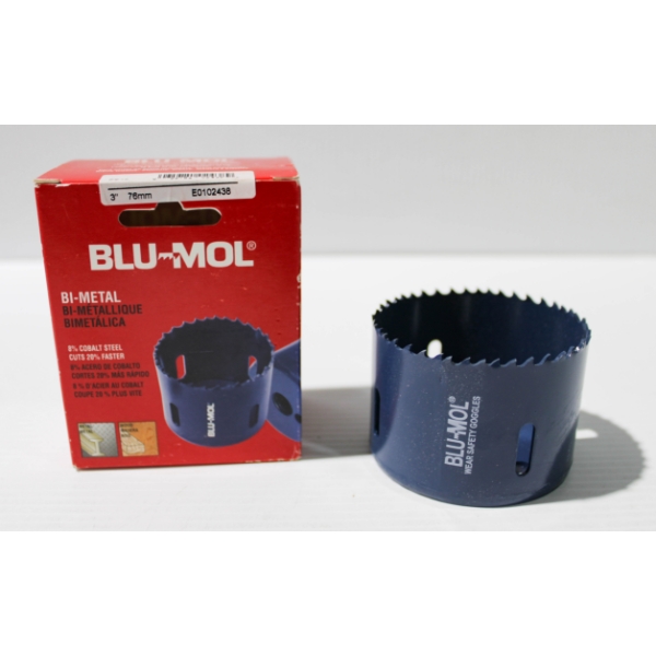 NEW 3" BLU-MOL BI-METAL HOLE SAW