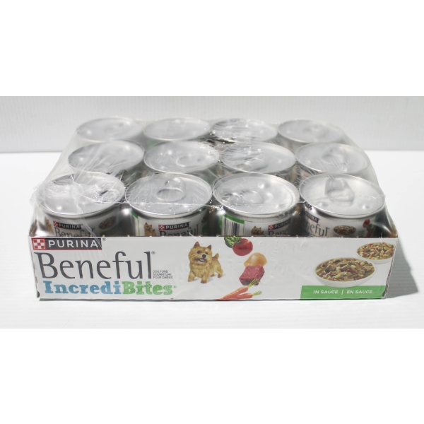 24 X 85G BENEFUL INCREDIBITES W/ LAMB IN SAUCE WET DOG FOOD