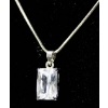 Image 2 : LADIES NECKLACE W/ CRYSTAL INLAY PENDANT