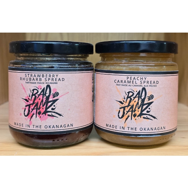 2 ASSORT. RAD JAMZ FRUIT SPREADS